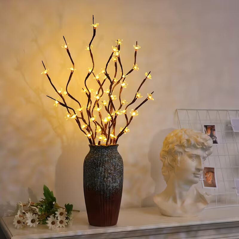 Desk Setup Lamp - 1/2PC 20LED Kersenbloesem Boomtak Verlichting Binnen