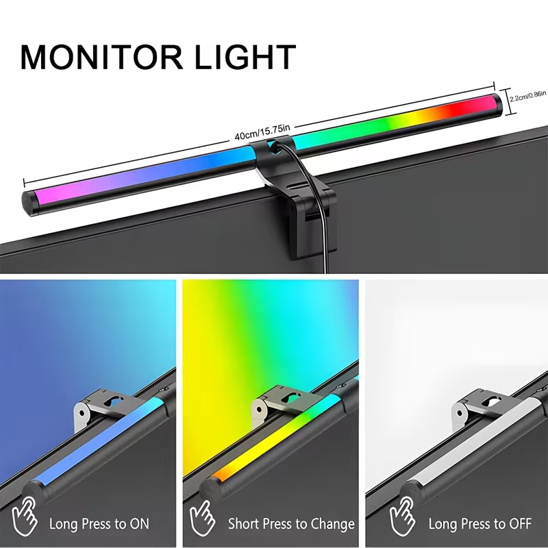 LED-monitorlichtbalk 30cm 40cm - Setup Desk Monitor recensie en prijs
