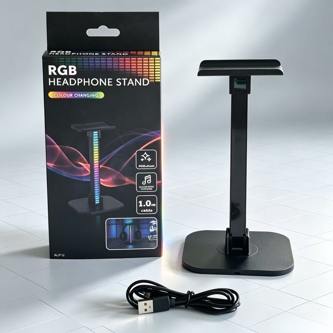USB Gaming Hoofdtelefoonstanda - Desk Setup Lamp recensie en prijs